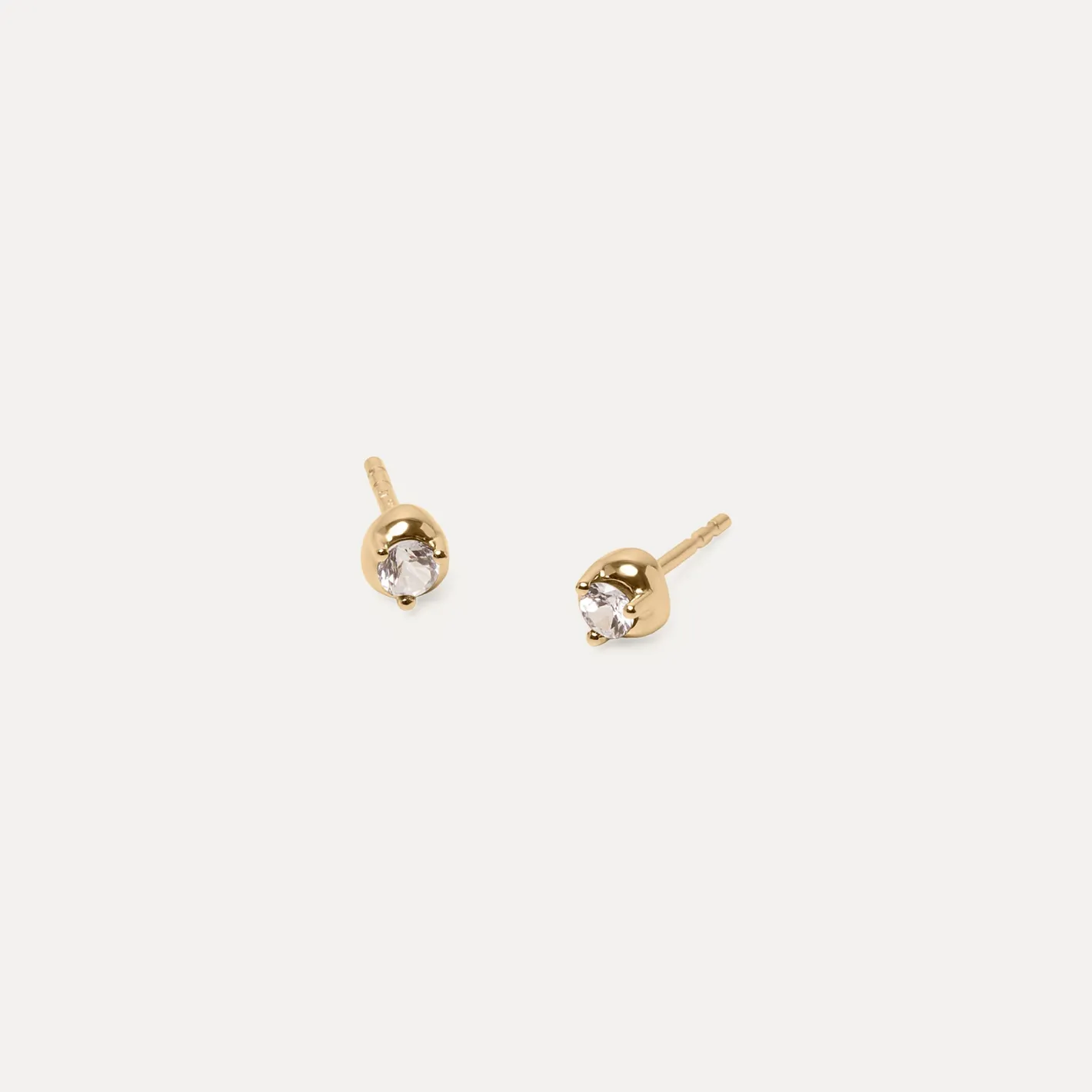 Shop STILNEST Mini Birthstone Ohrstecker Ohrringe | 585 Gold