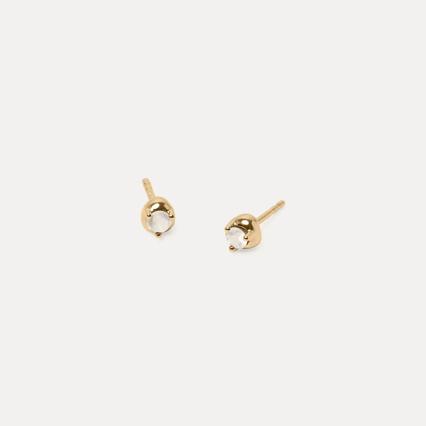 Shop STILNEST Mini Birthstone Ohrstecker Ohrringe | 585 Gold