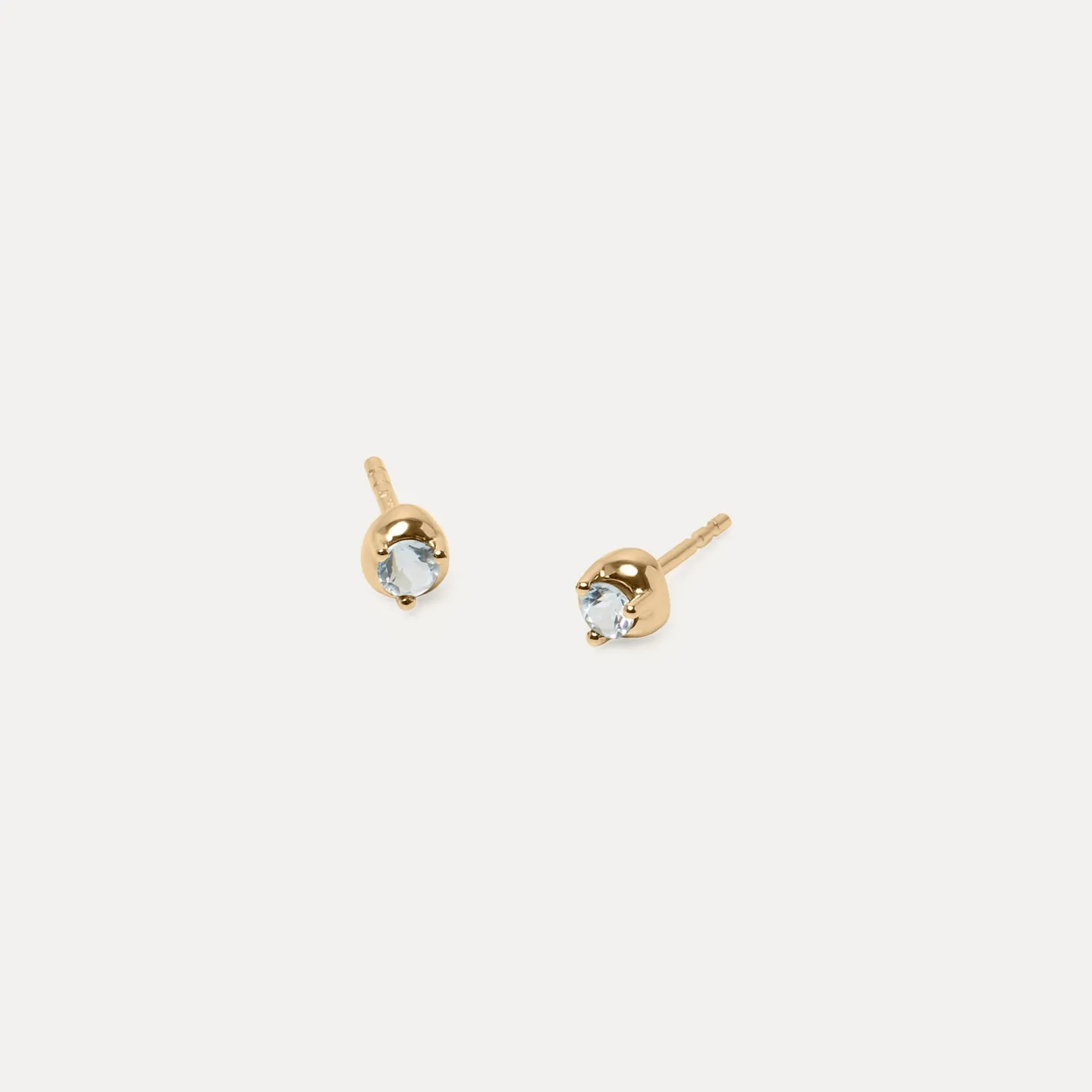 Shop STILNEST Mini Birthstone Ohrstecker Ohrringe | 585 Gold