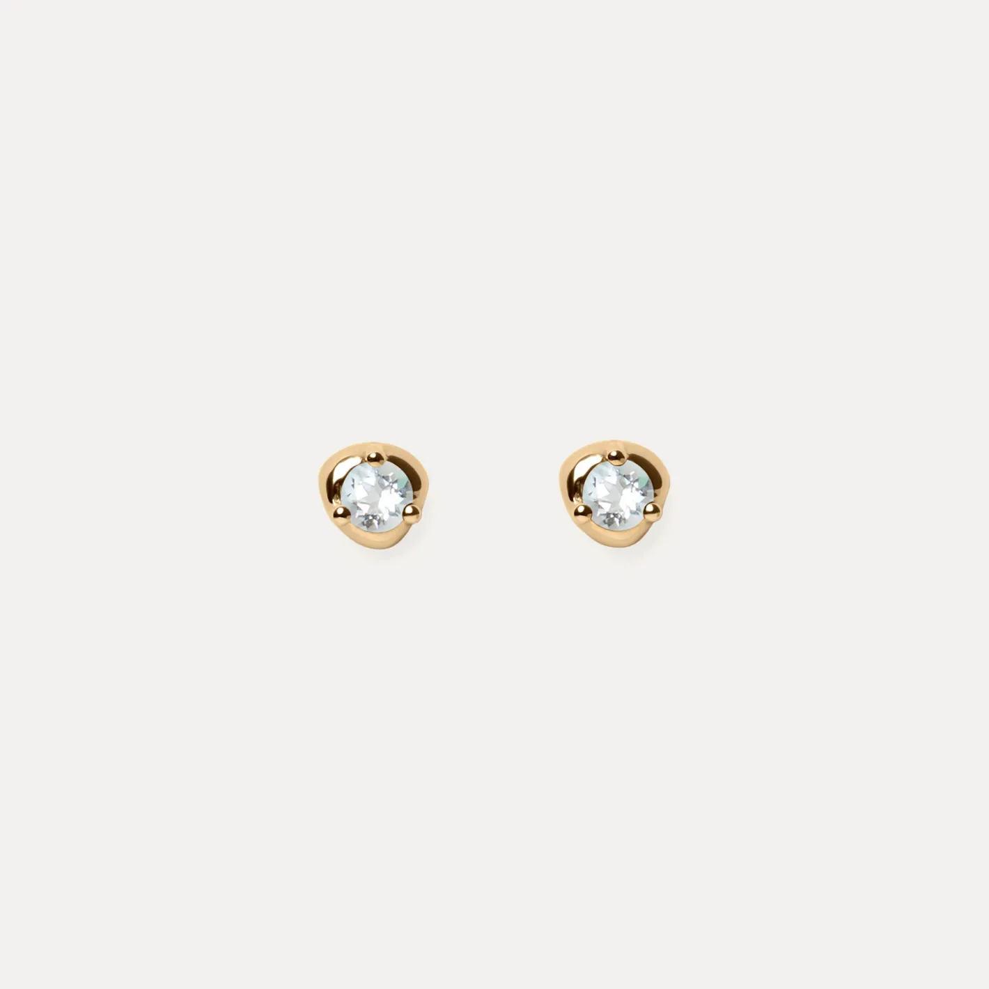 Shop STILNEST Mini Birthstone Ohrstecker Ohrringe | 585 Gold