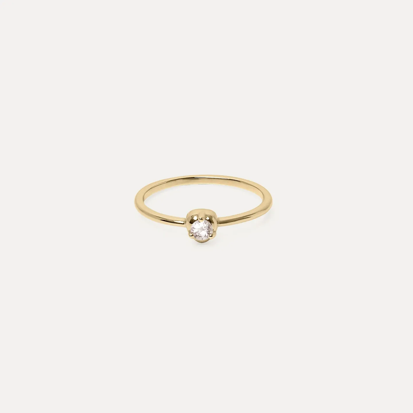 Shop STILNEST Mini Birthstone Ring | 585 Gold