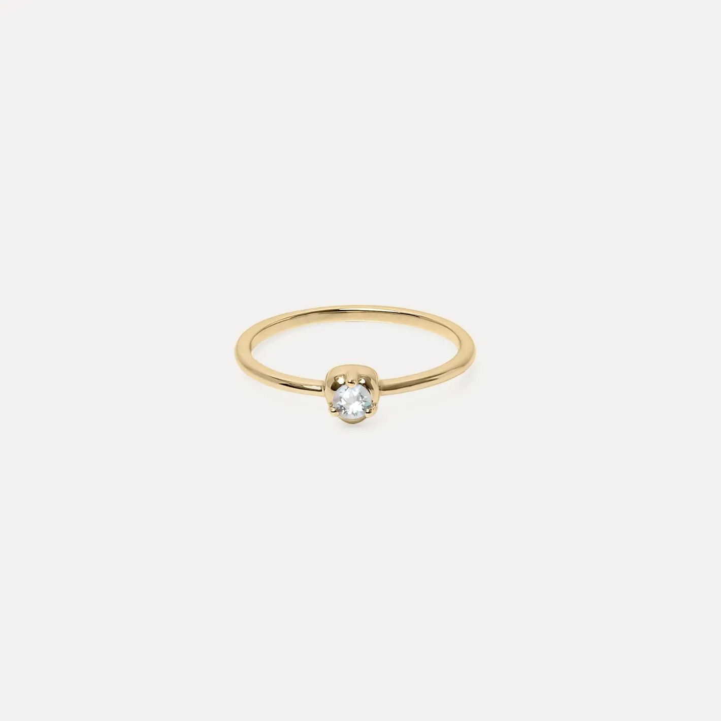 Shop STILNEST Mini Birthstone Ring | 585 Gold