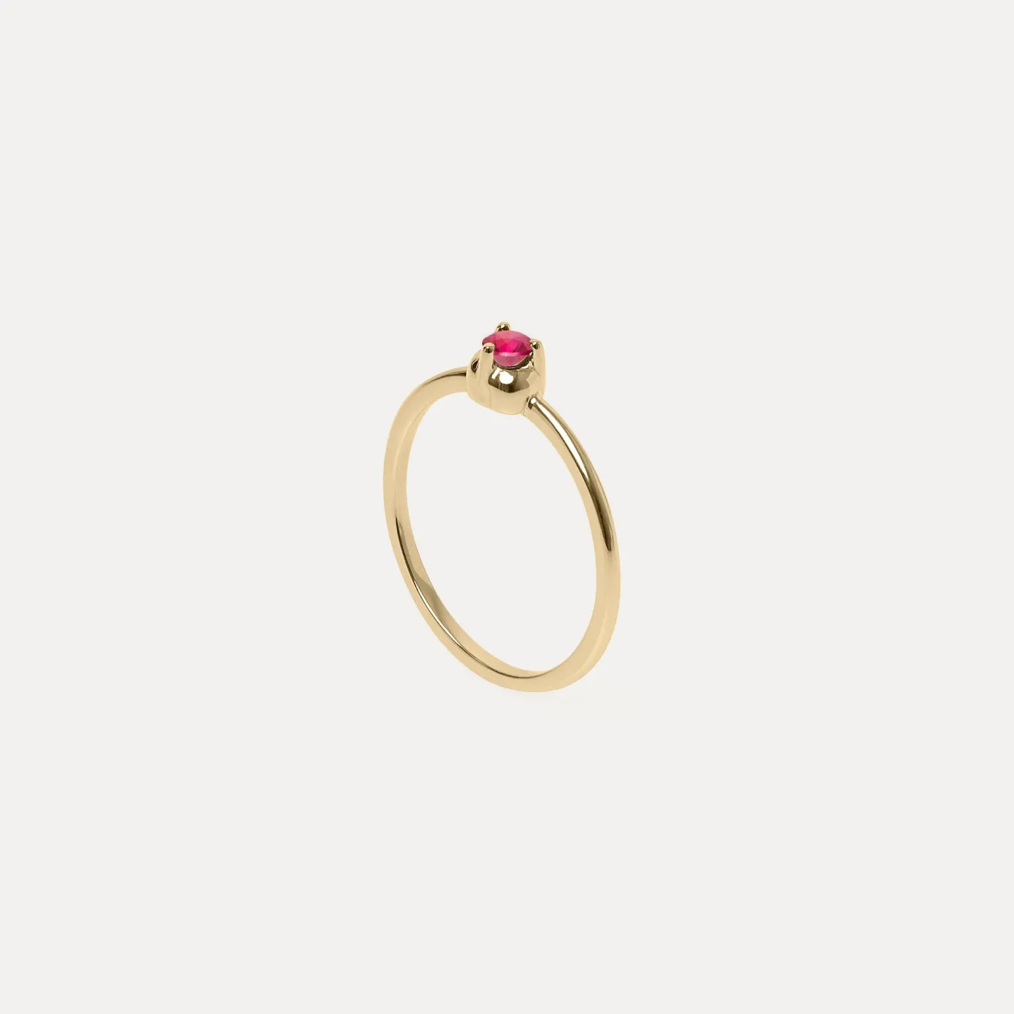 Shop STILNEST Mini Birthstone Ring | 585 Gold