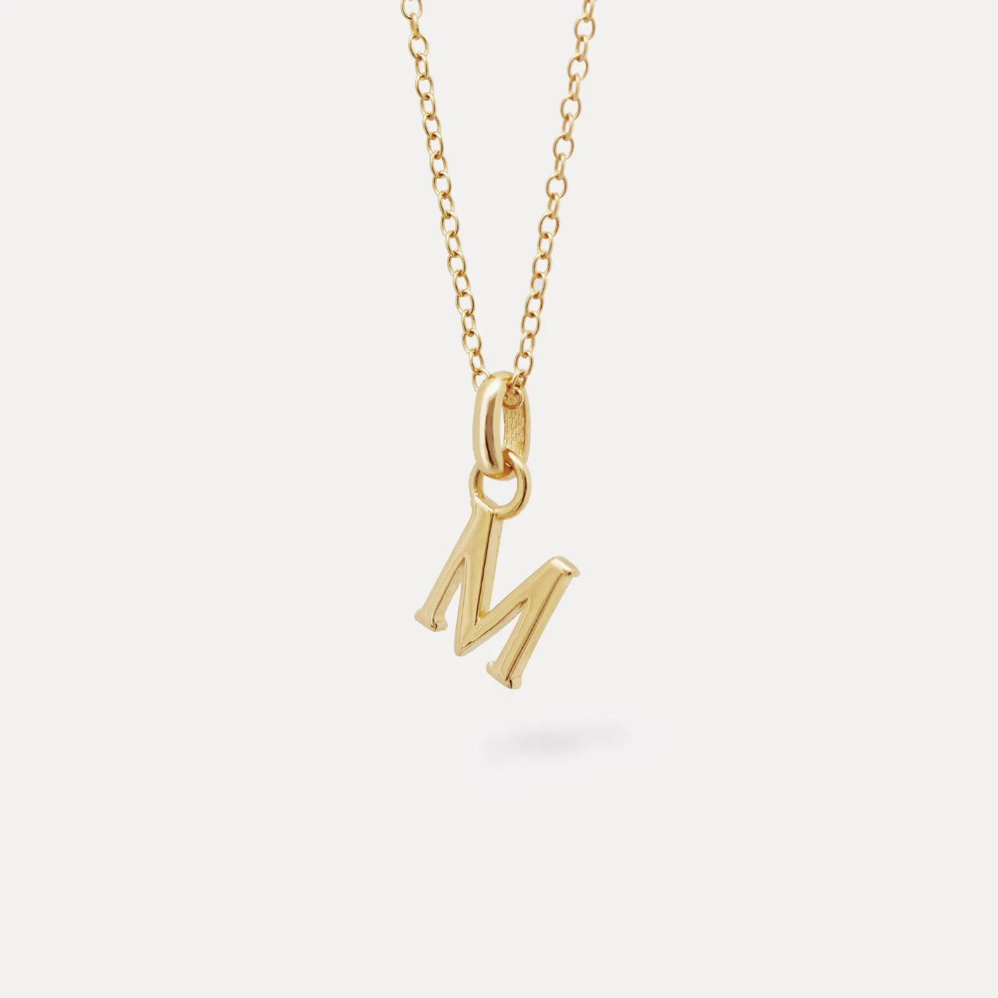 Online STILNEST Mini Initial Anhänger | 585 Gold