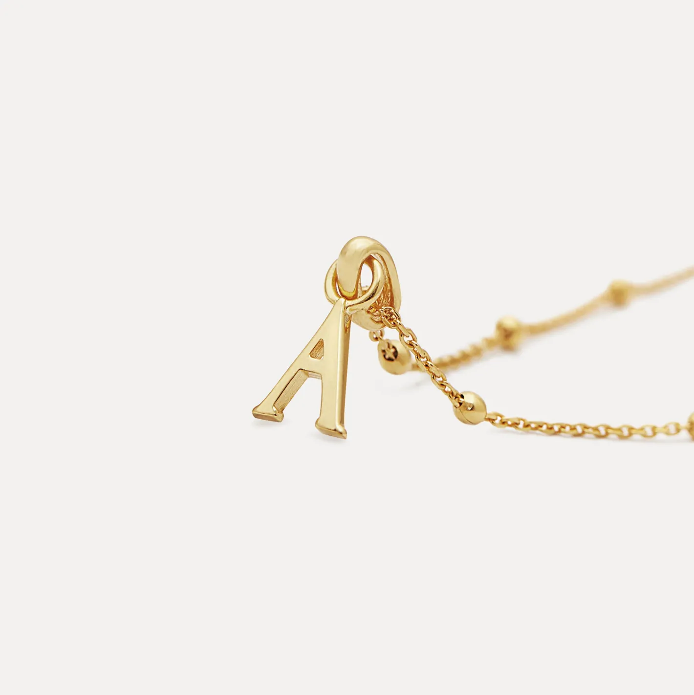 Online STILNEST Mini Initial Anhänger | 585 Gold