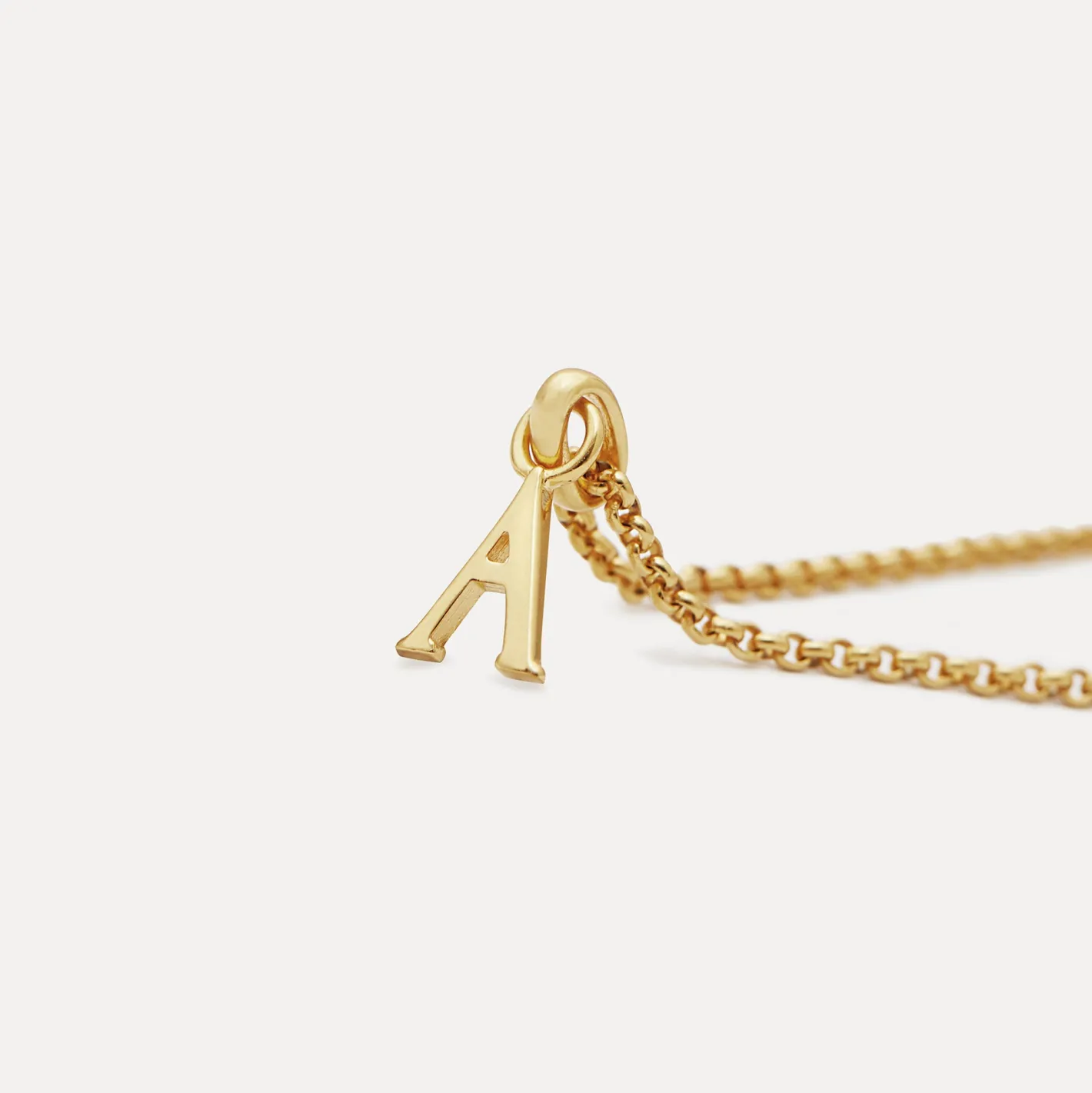 Online STILNEST Mini Initial Anhänger | 585 Gold