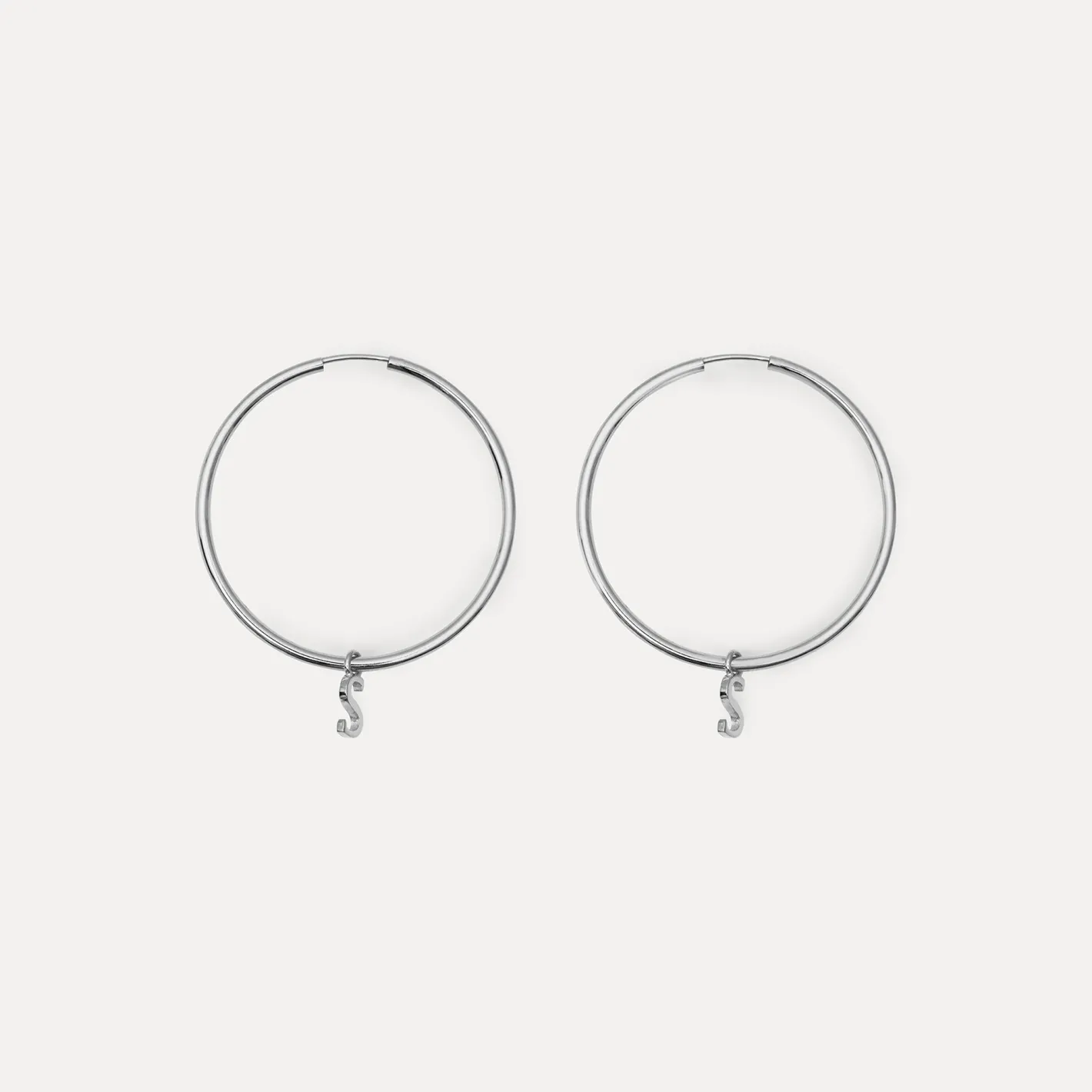 Cheap STILNEST Mini Initial Creolen Ohrringe Groß