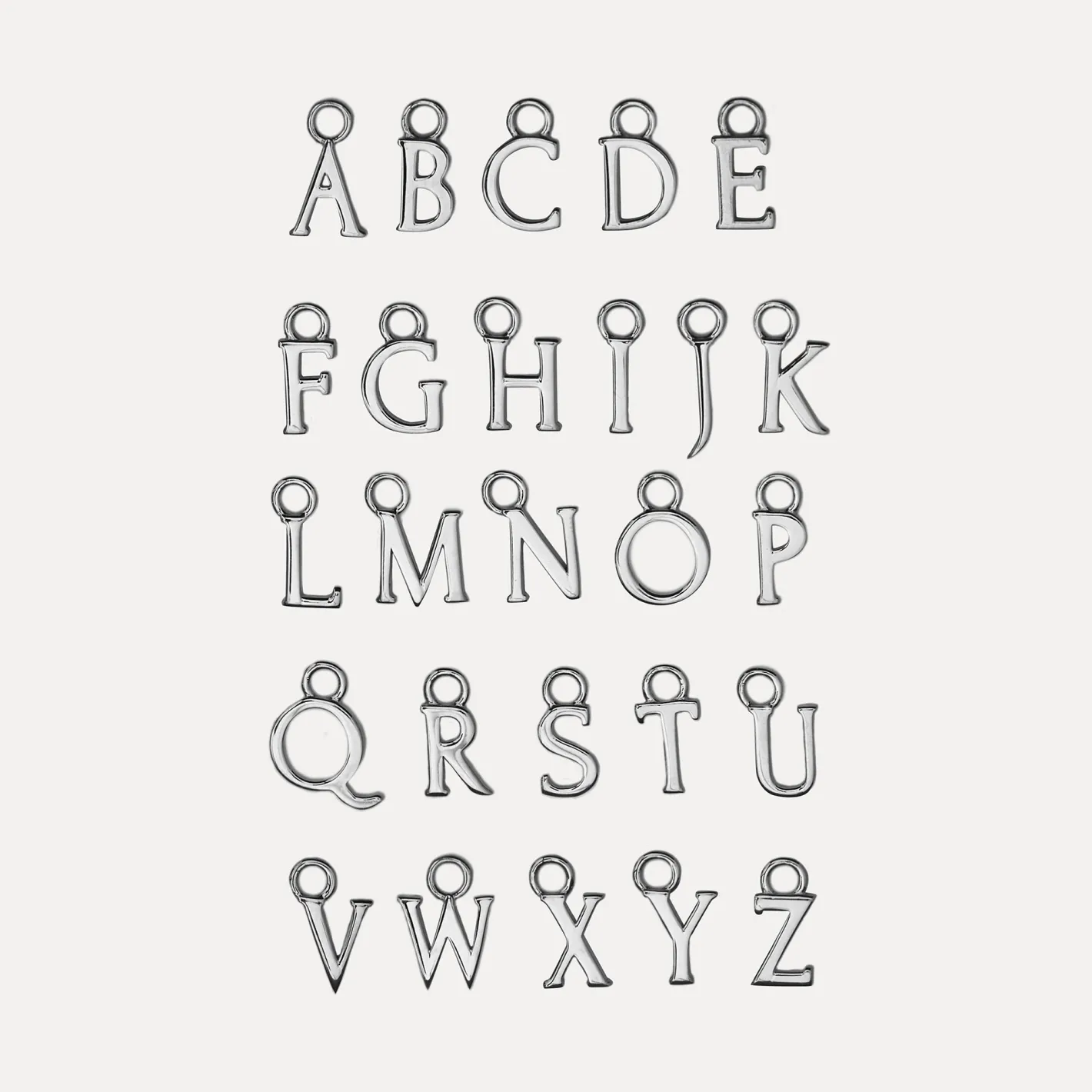 Best STILNEST Mini Initial Creolen Ohrringe Klein - Single