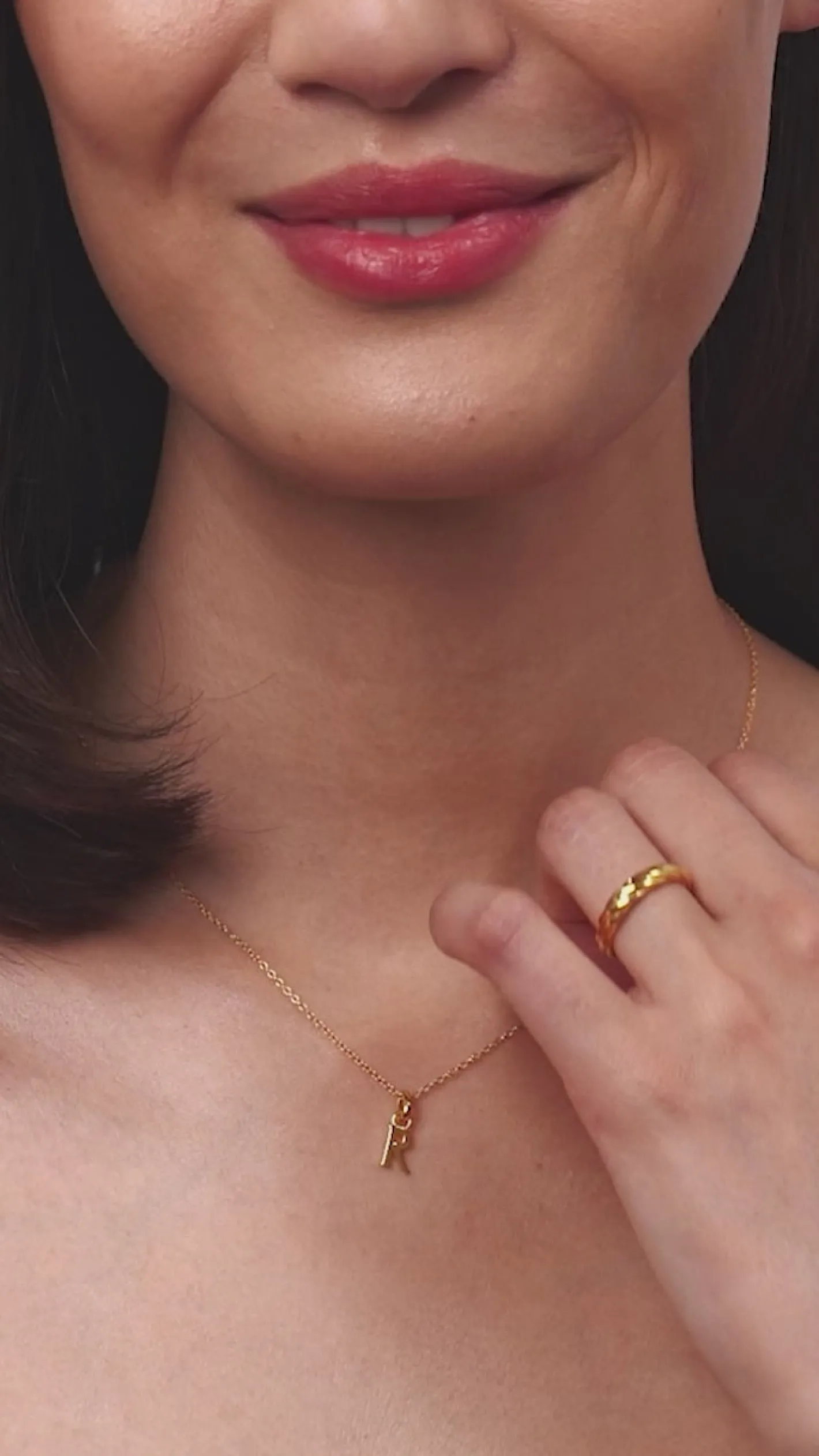 Cheap STILNEST Mini Initial Kette