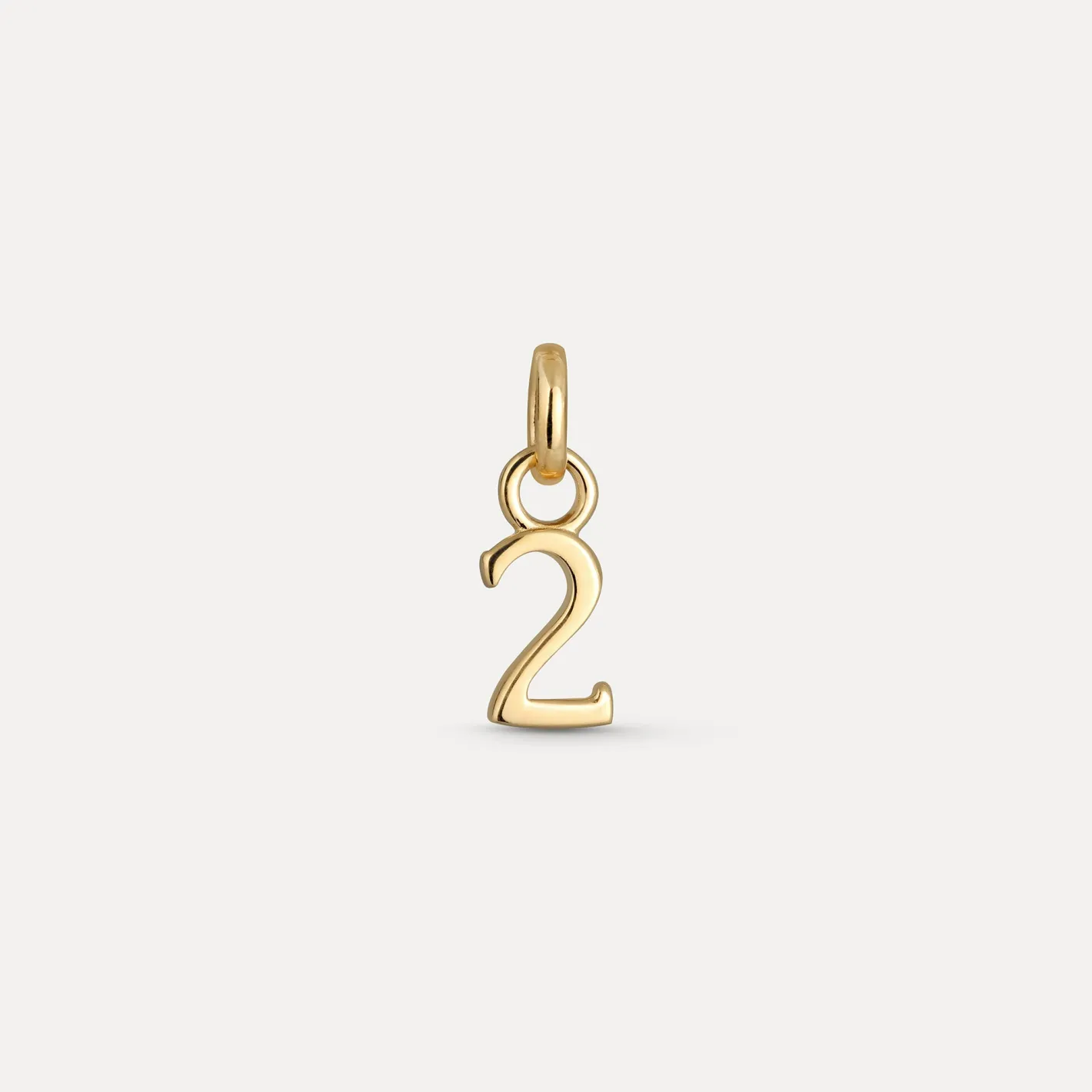 Sale STILNEST Mini Number Anhänger | 585 Gold