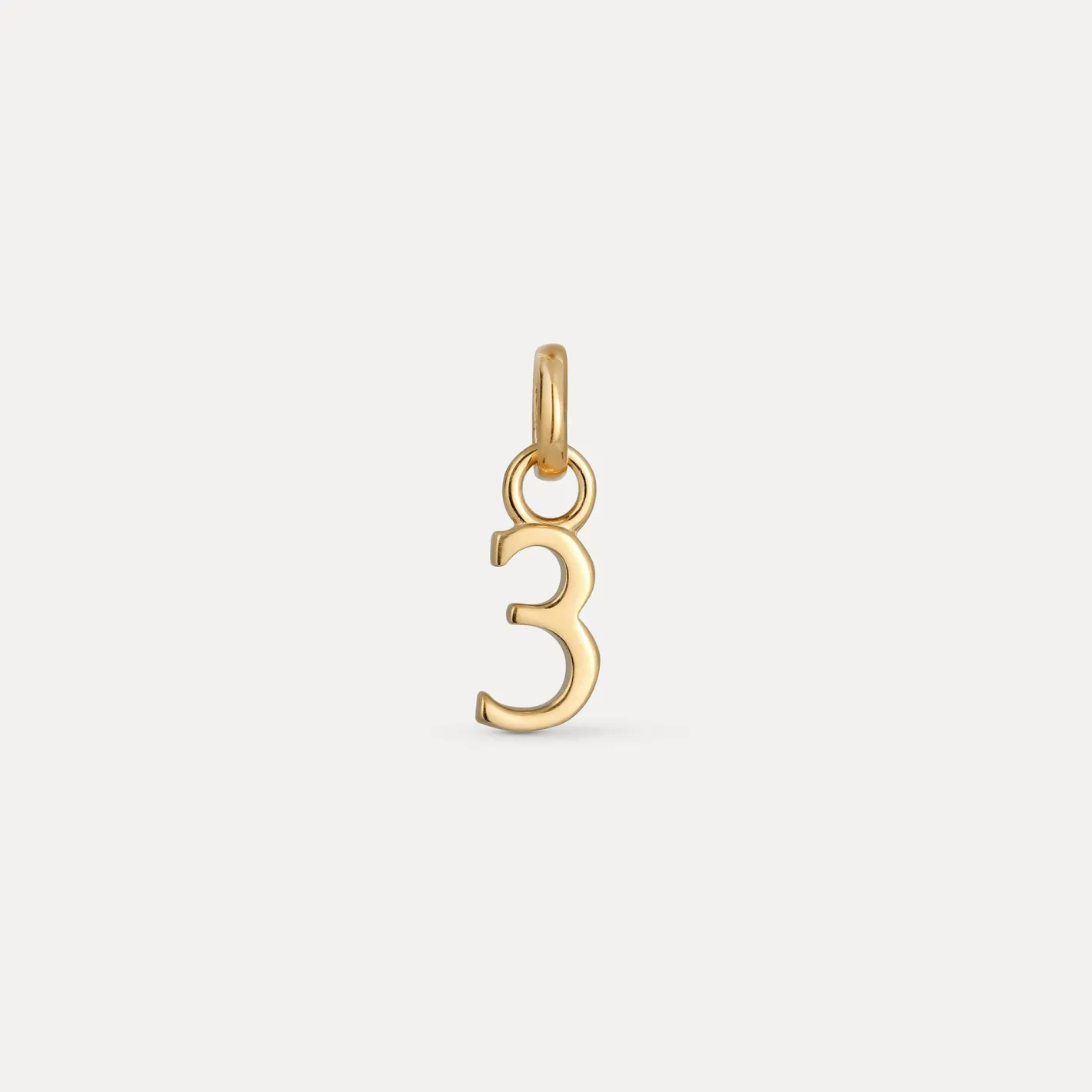 Sale STILNEST Mini Number Anhänger | 585 Gold