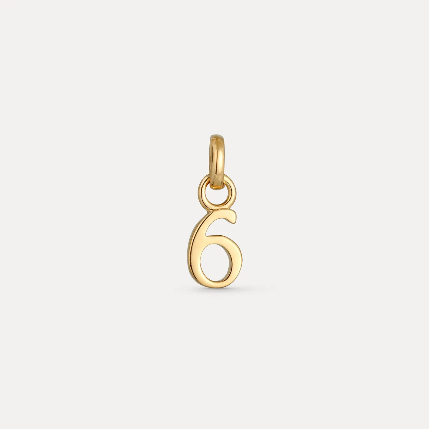 Sale STILNEST Mini Number Anhänger | 585 Gold
