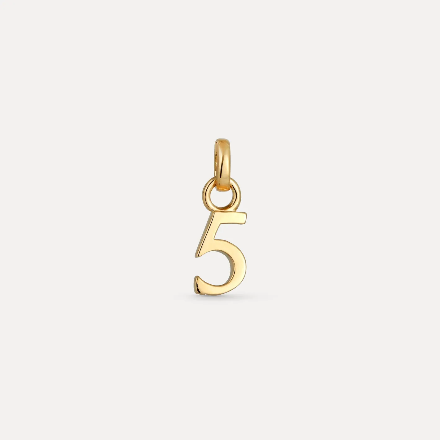 Sale STILNEST Mini Number Anhänger | 585 Gold
