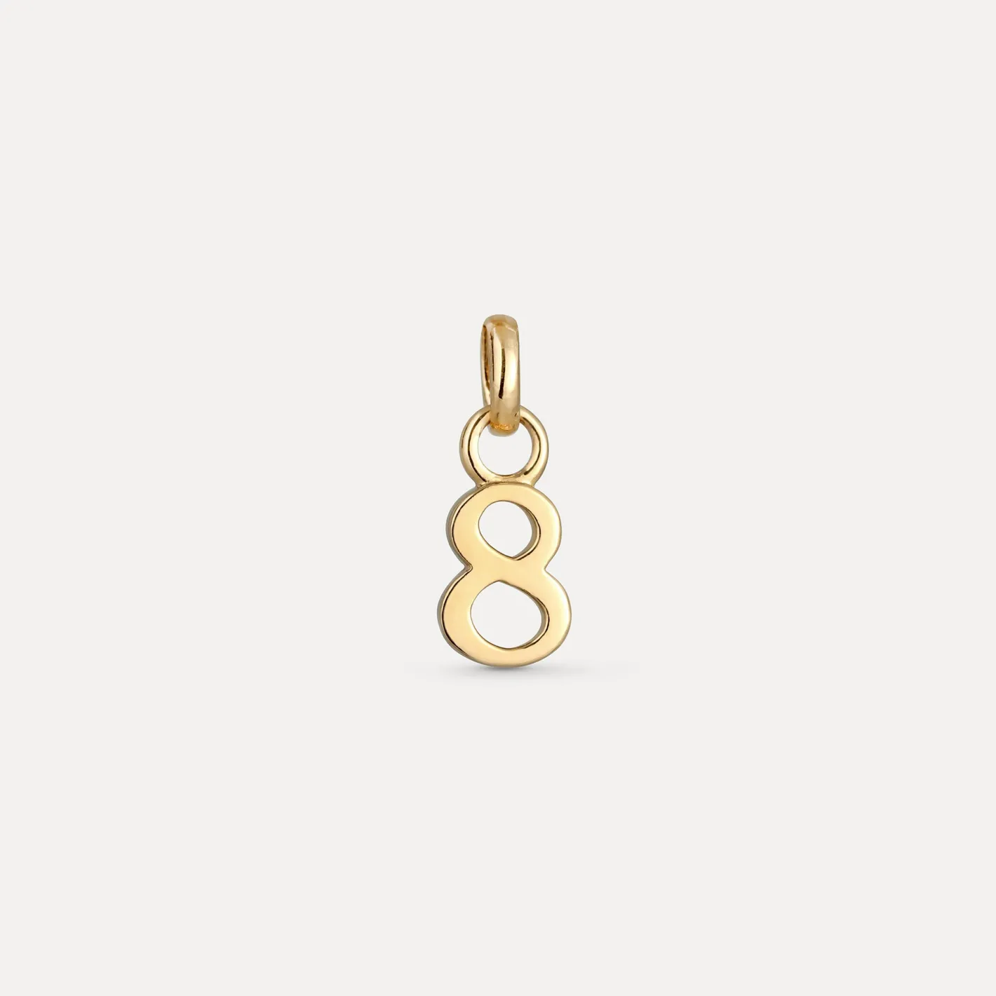 Sale STILNEST Mini Number Anhänger | 585 Gold