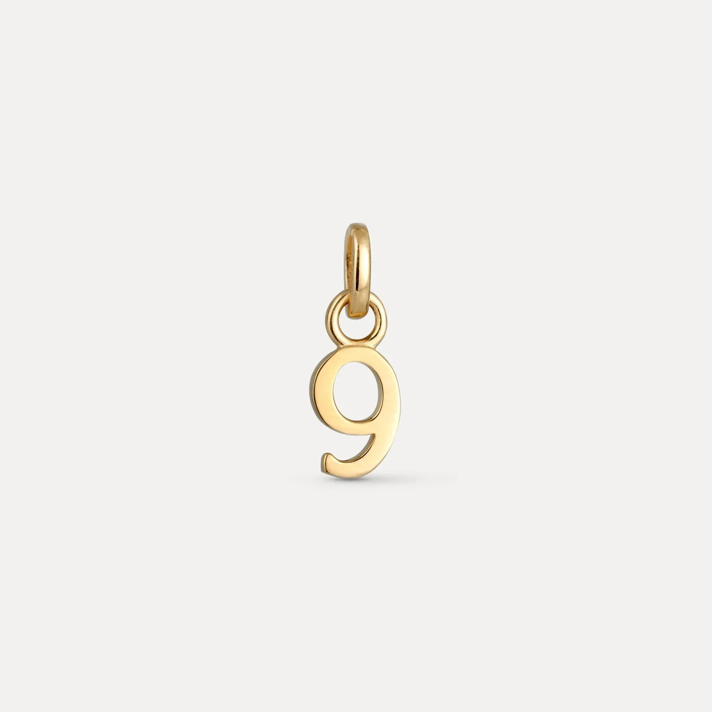 Sale STILNEST Mini Number Anhänger | 585 Gold