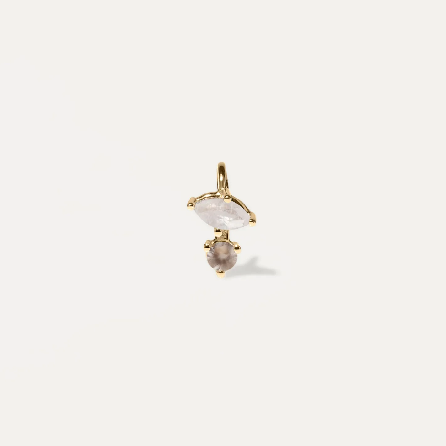 Shop STILNEST Mondstein & Grauer Mondstein Joy Kette | 585 Gold