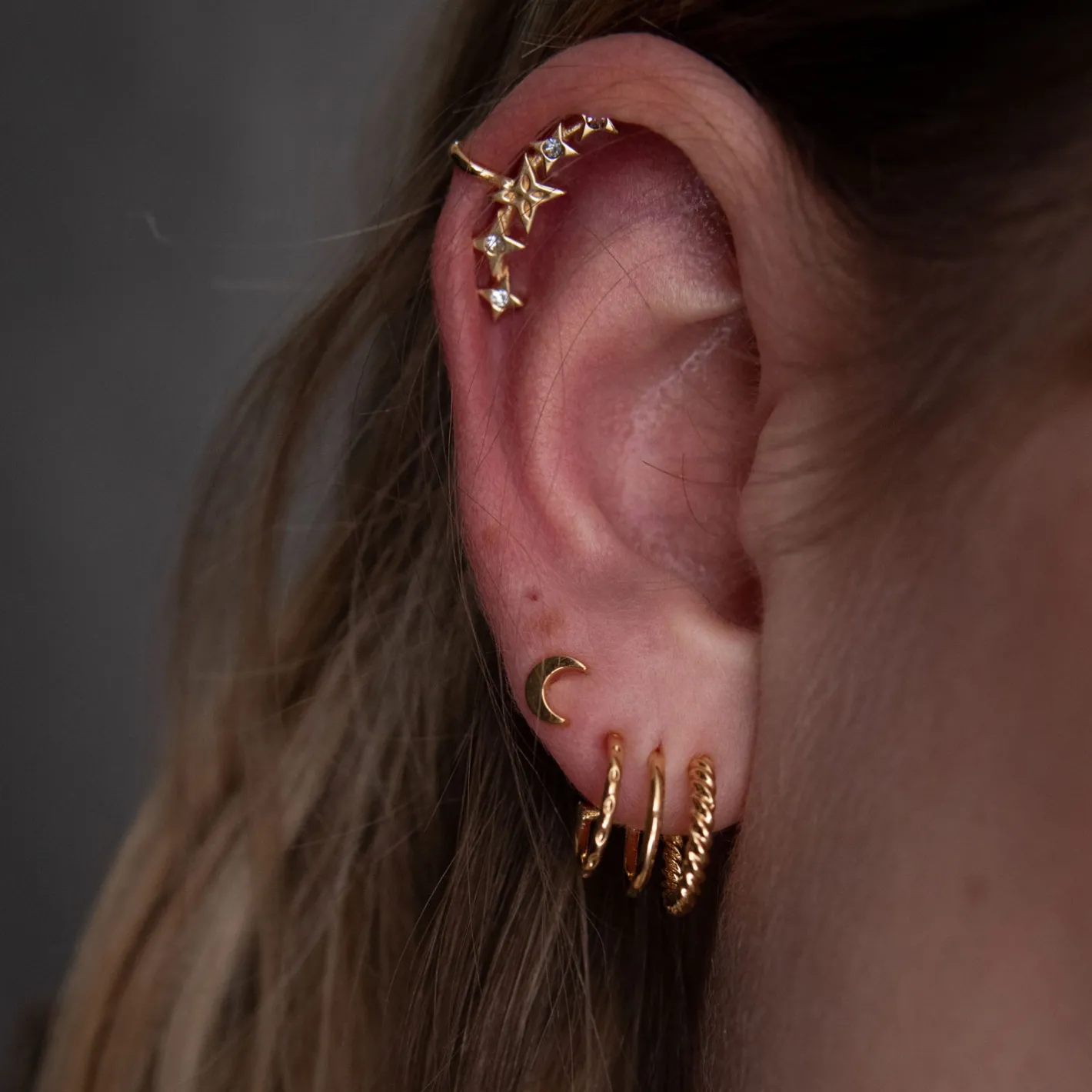 Best STILNEST Moonchild Ohrstecker Ohrringe