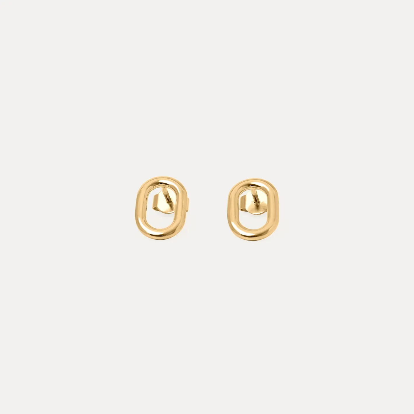 Store STILNEST O Bold Ohrstecker Ohrringe | 585 Gold