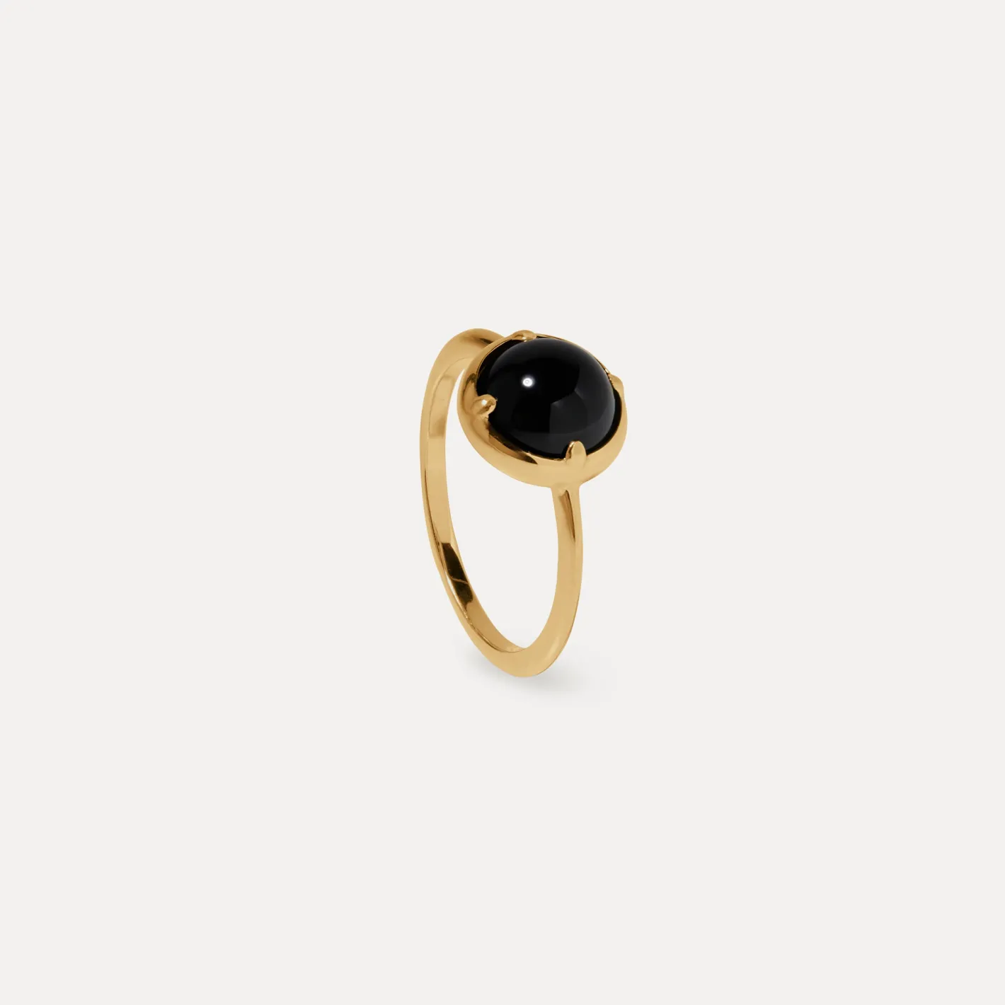 Sale STILNEST Onyx Instants of Strength Ring