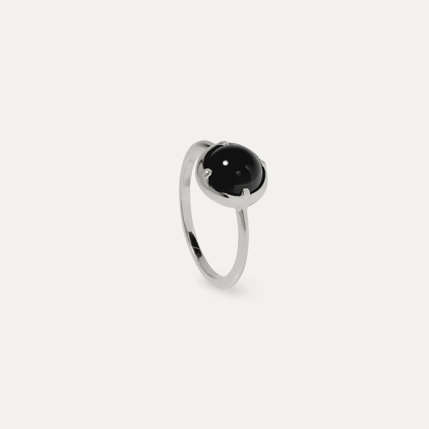 Sale STILNEST Onyx Instants of Strength Ring