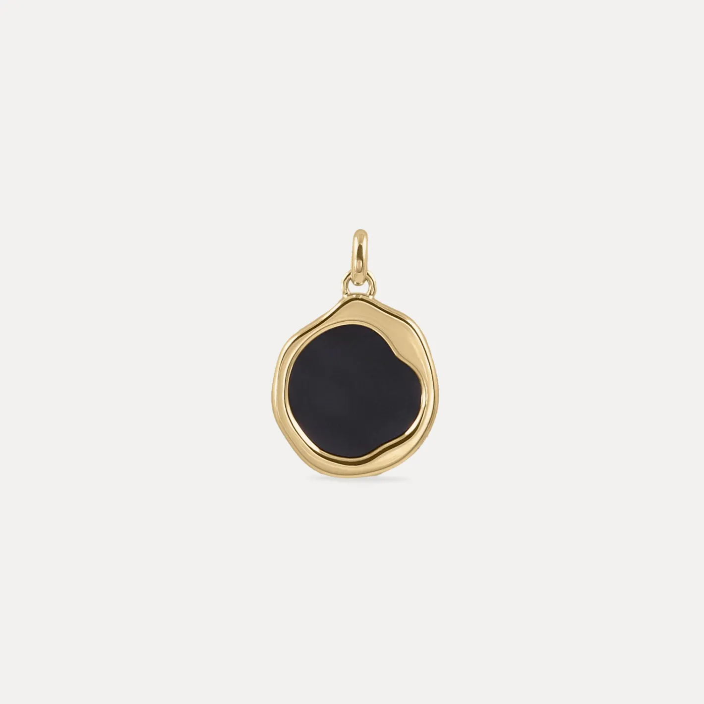 Store STILNEST Onyx Organic Kette | 585 Gold