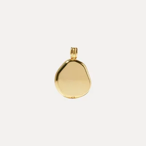 New STILNEST Organic Liquid Medaillon Anhänger | 585 Gold