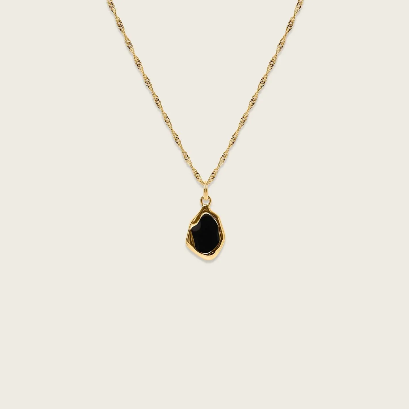 Store STILNEST Oyster Kette Schwarz