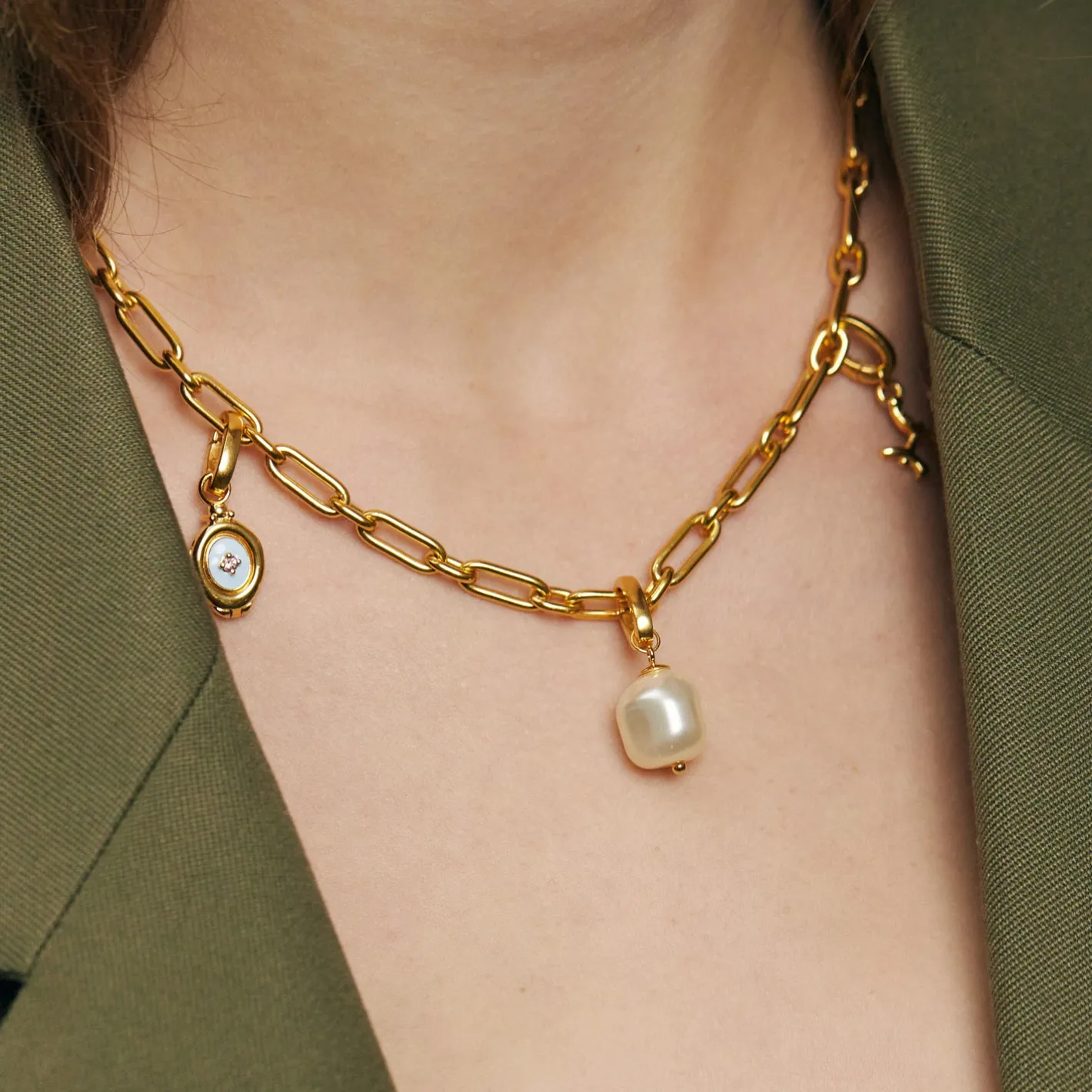 New STILNEST Pearl Charm