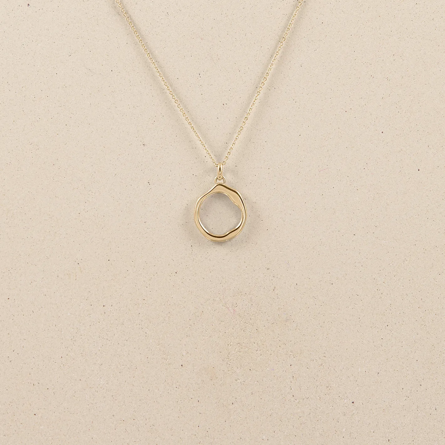 Hot STILNEST Quarz Organic Kette | 585 Gold