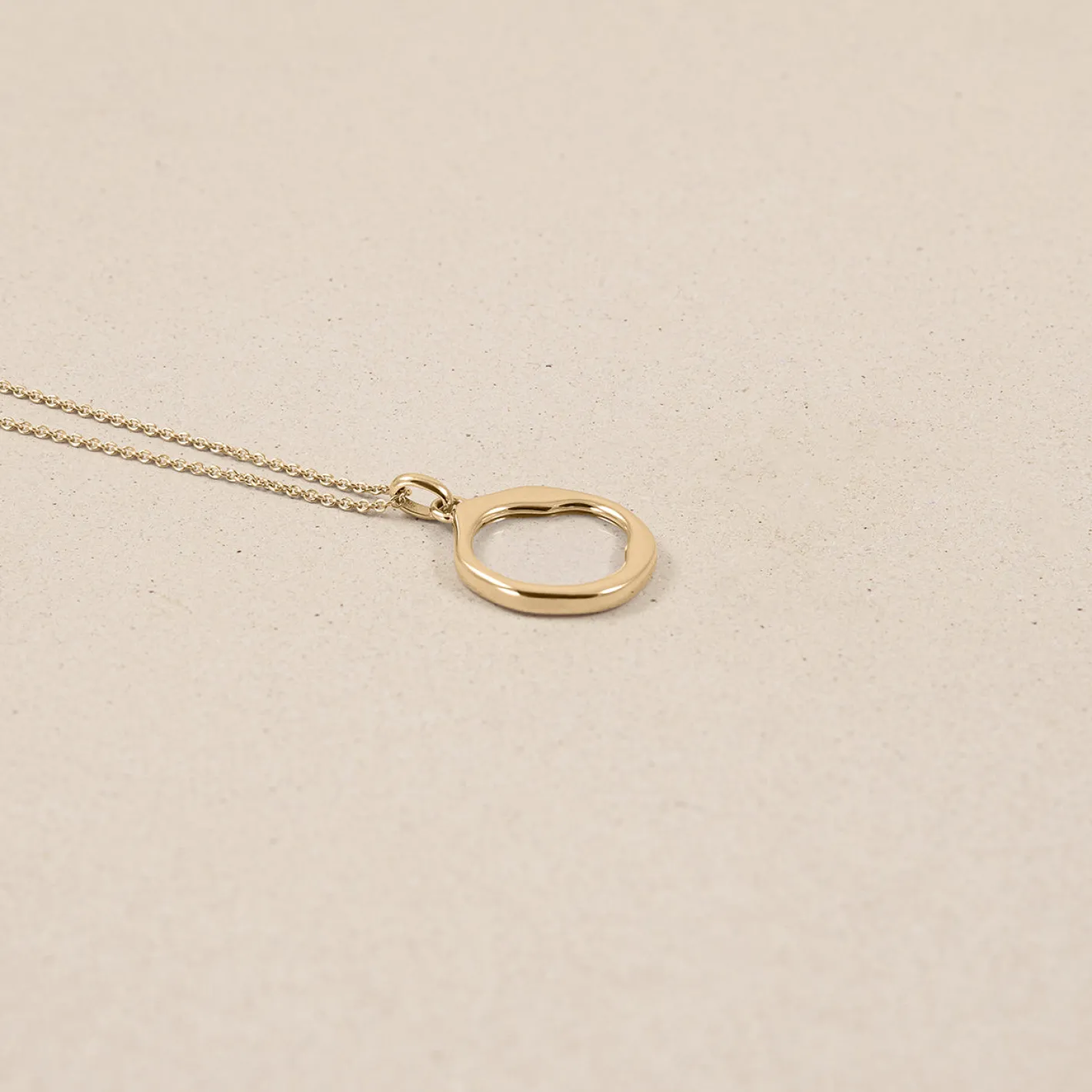 Hot STILNEST Quarz Organic Kette | 585 Gold