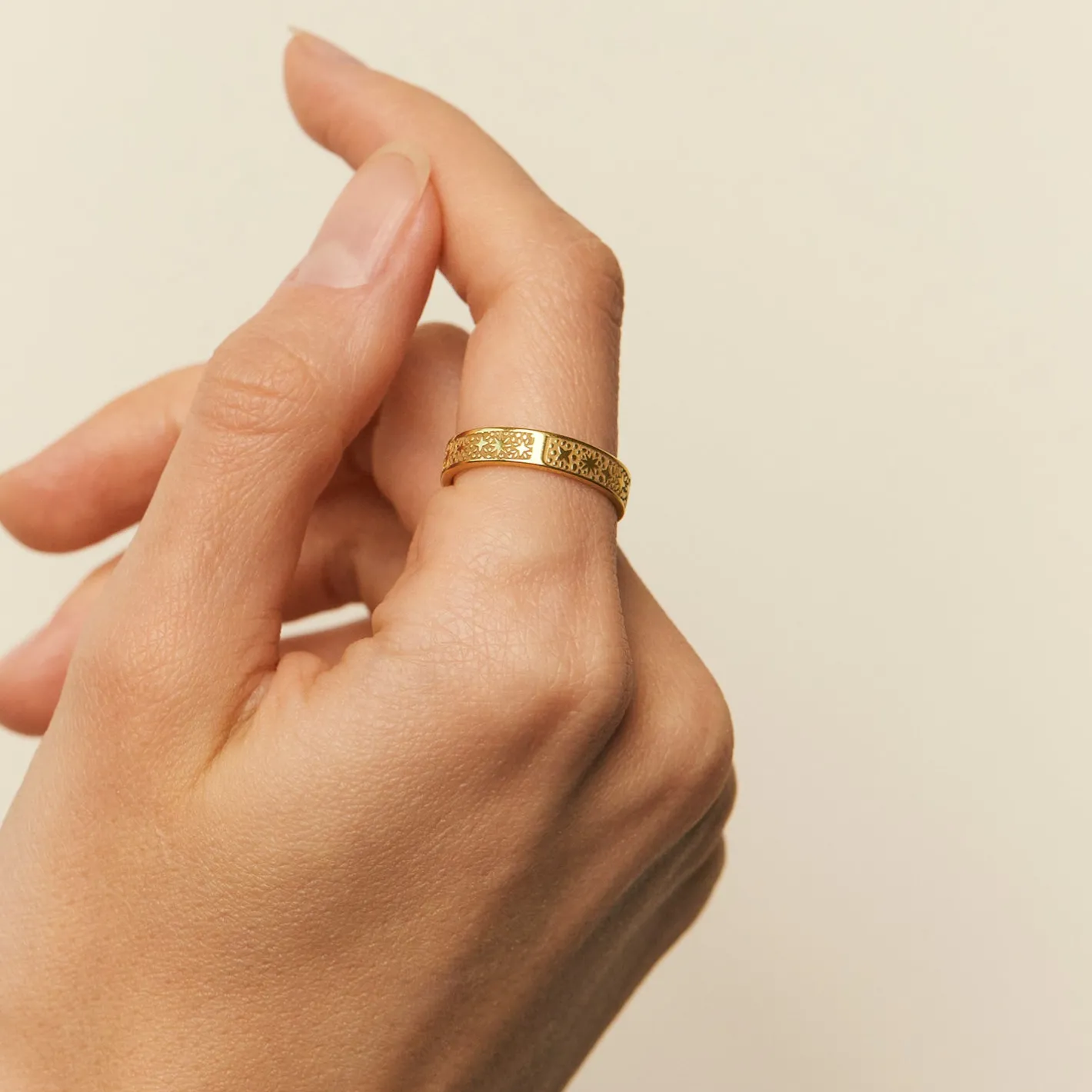 New STILNEST Queen Of Tears Ring | 585 Gold