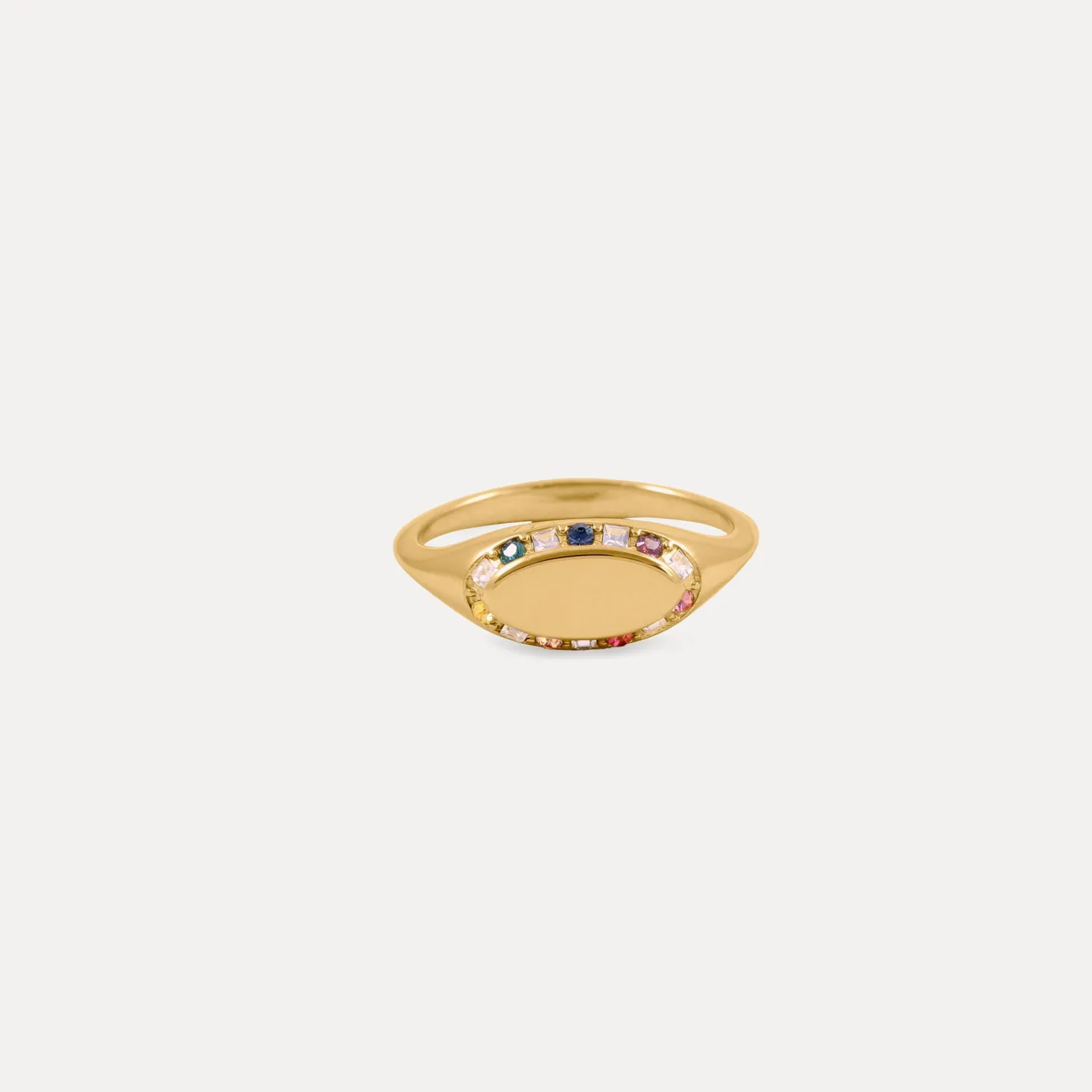 Best Sale STILNEST Rainbow Crown Ring