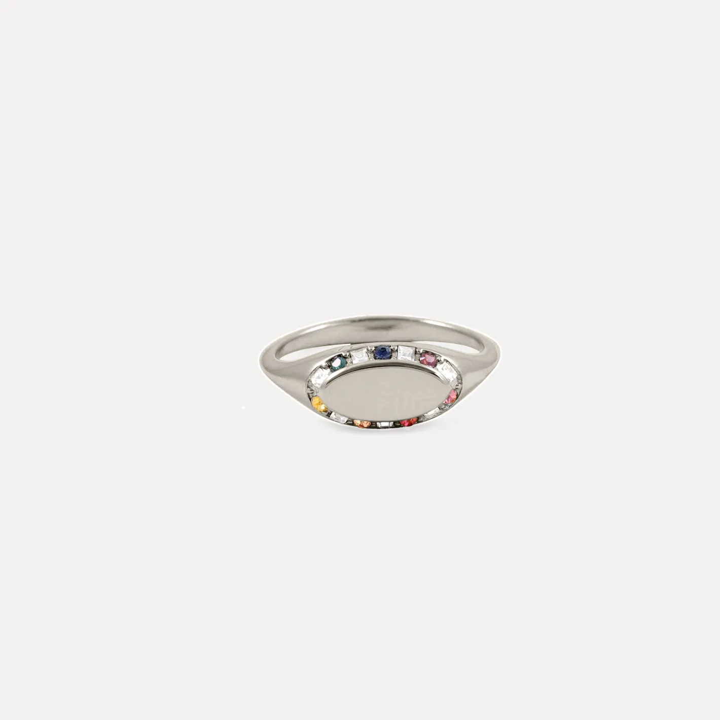 Best Sale STILNEST Rainbow Crown Ring