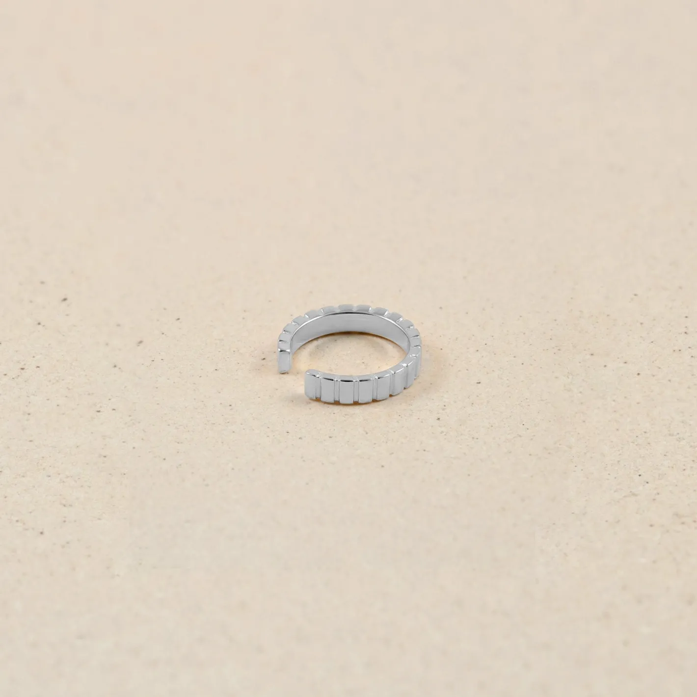 Best STILNEST Ridged Ear Cuff