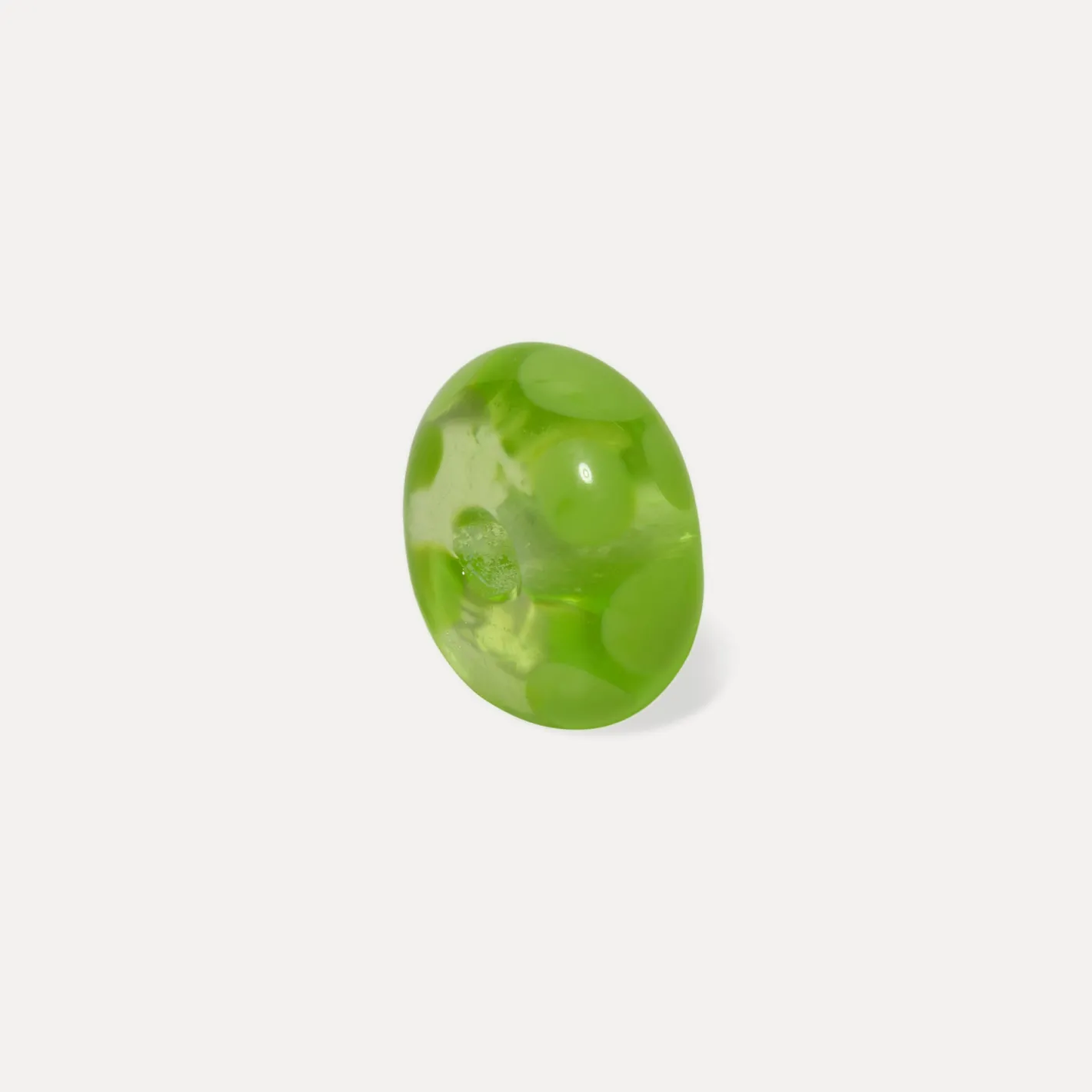 Store STILNEST Rondella Murano Glass Dotted Grün - Single