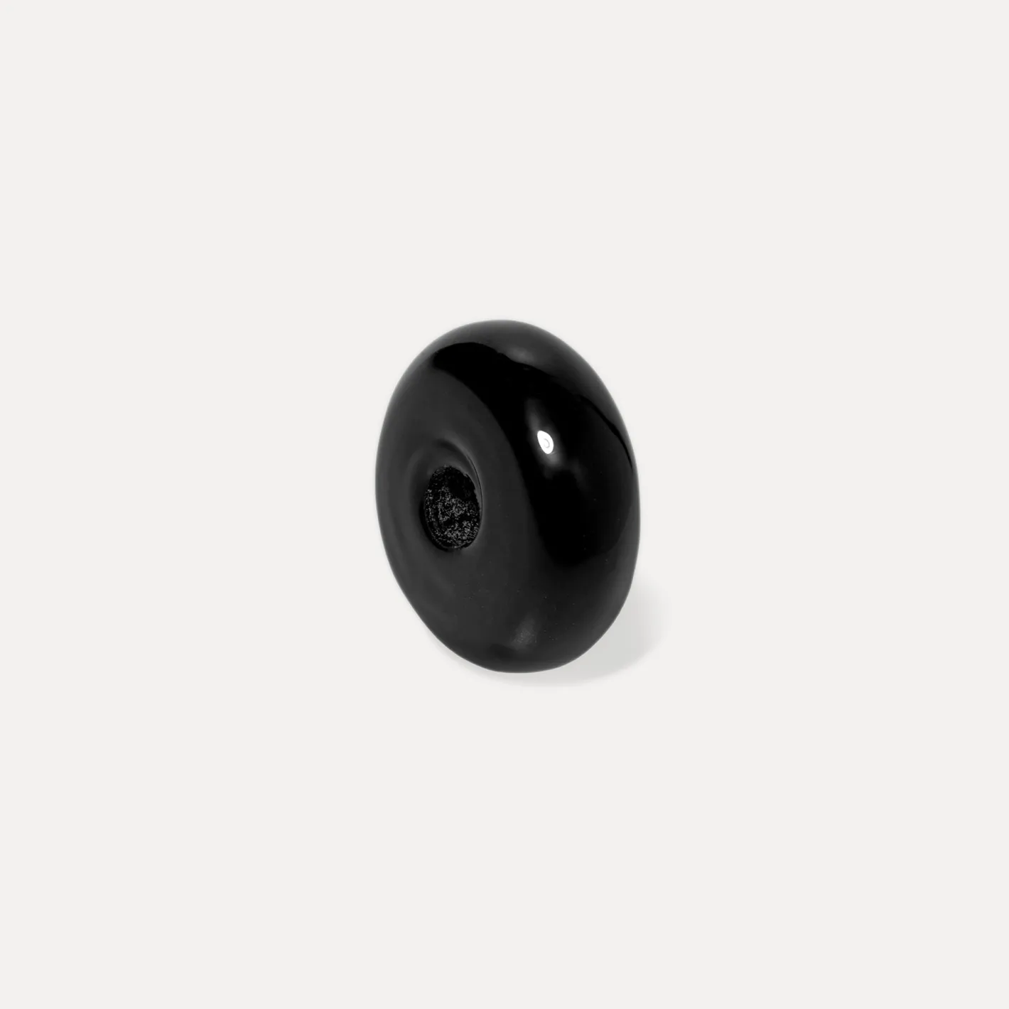 Online STILNEST Rondella Murano Glass Schwarz - Single
