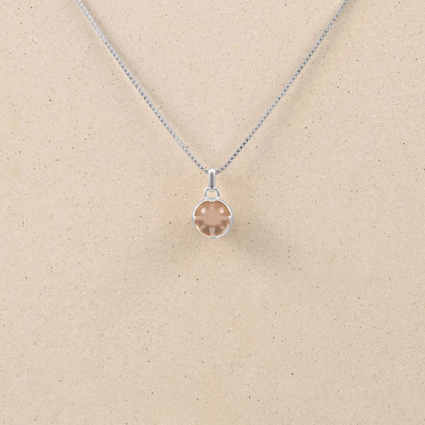 Cheap STILNEST Rosenquarz Instants of Love Kette