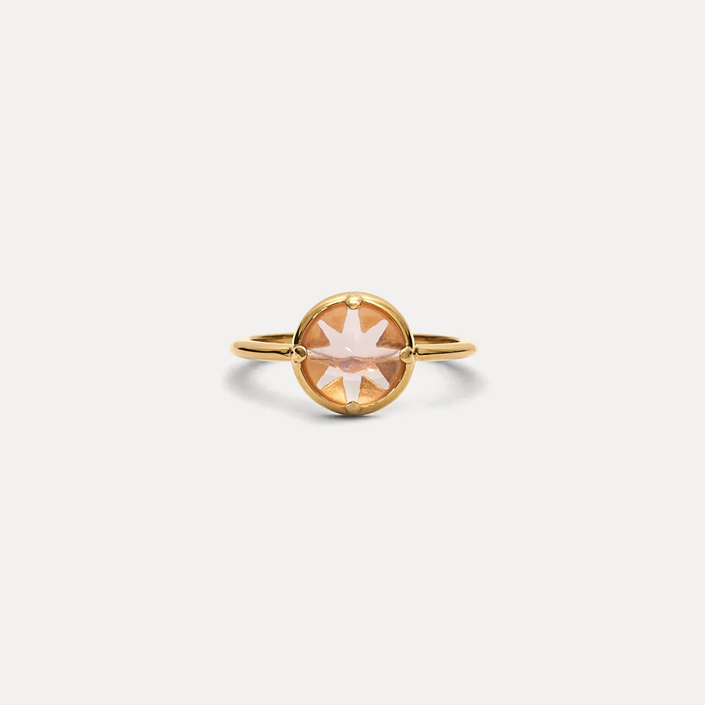 Best Sale STILNEST Rosenquarz Instants of Love Ring
