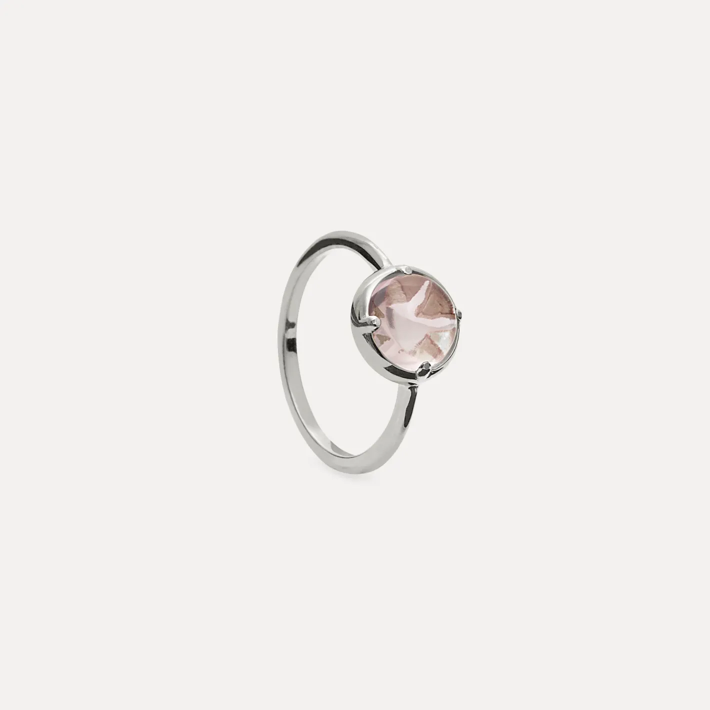 Best Sale STILNEST Rosenquarz Instants of Love Ring