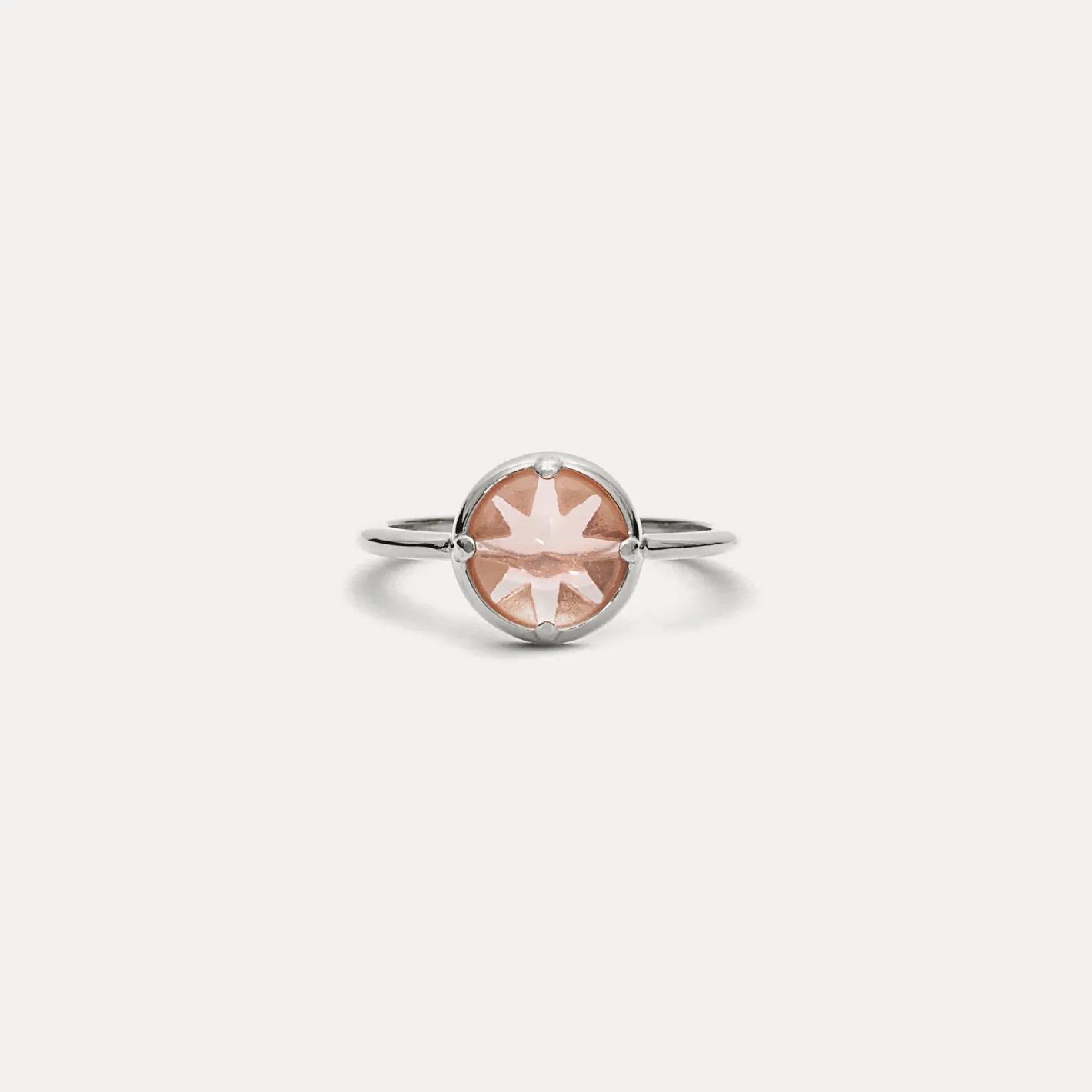 Best Sale STILNEST Rosenquarz Instants of Love Ring