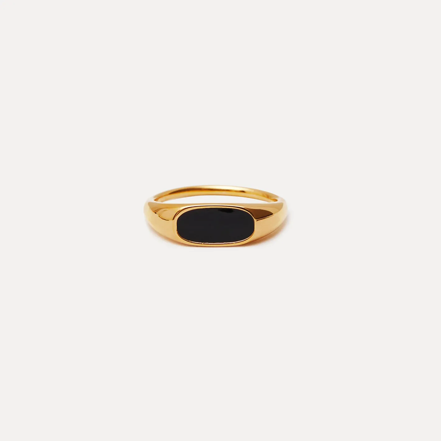 Discount STILNEST Schwarz Enamel Bombé Bold Ring