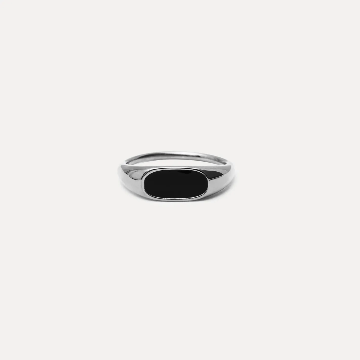 Discount STILNEST Schwarz Enamel Bombé Bold Ring