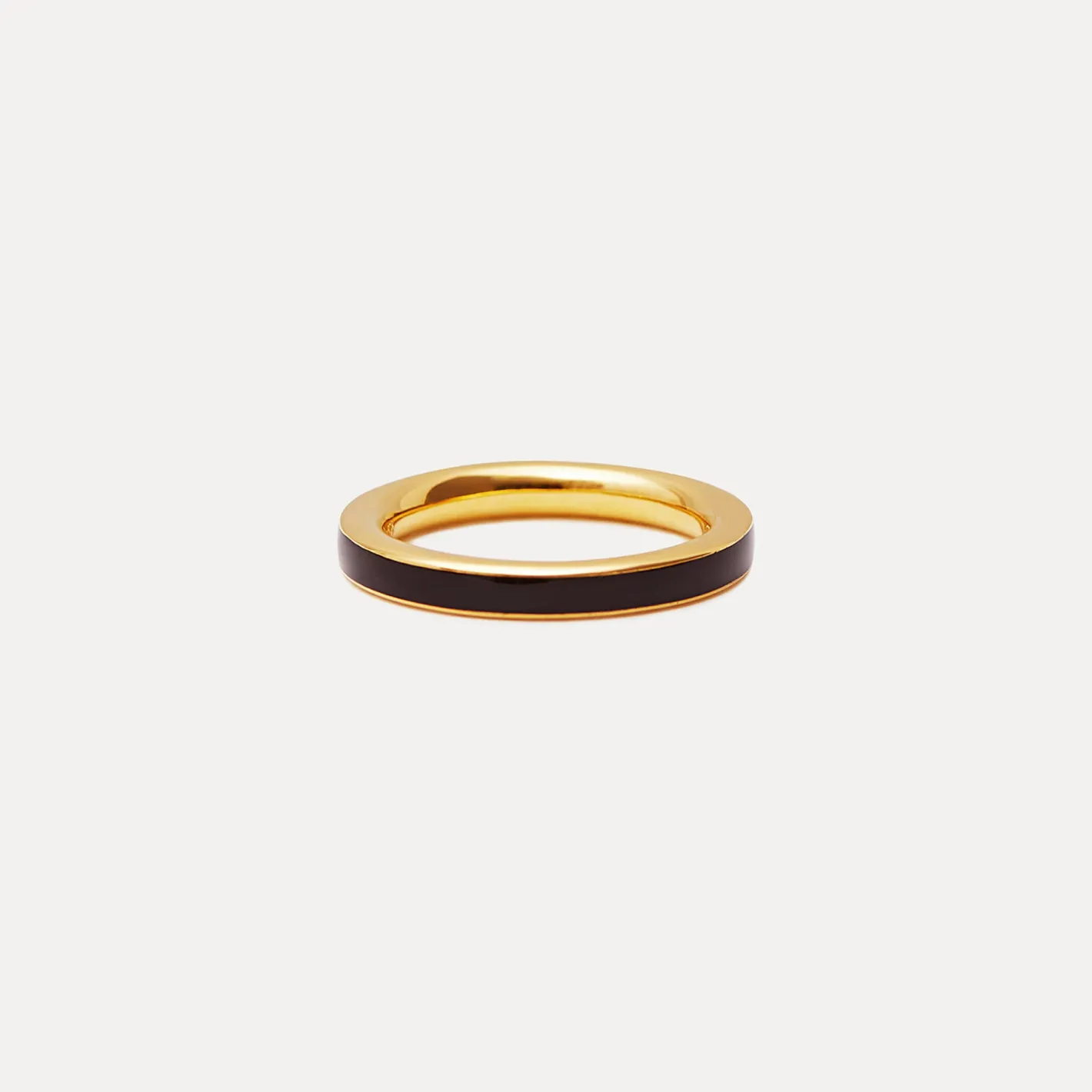 Best STILNEST Schwarz Enamel Ring