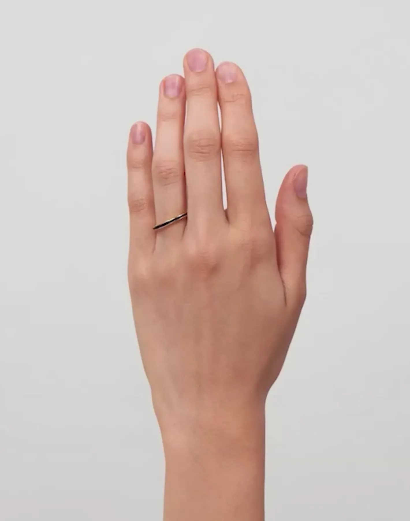 Hot STILNEST Schwarz Enamel Thin Ring