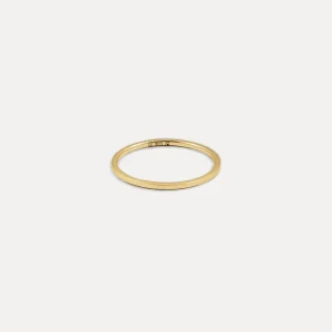 Best STILNEST Simple Square Fair Band | 585 Gold