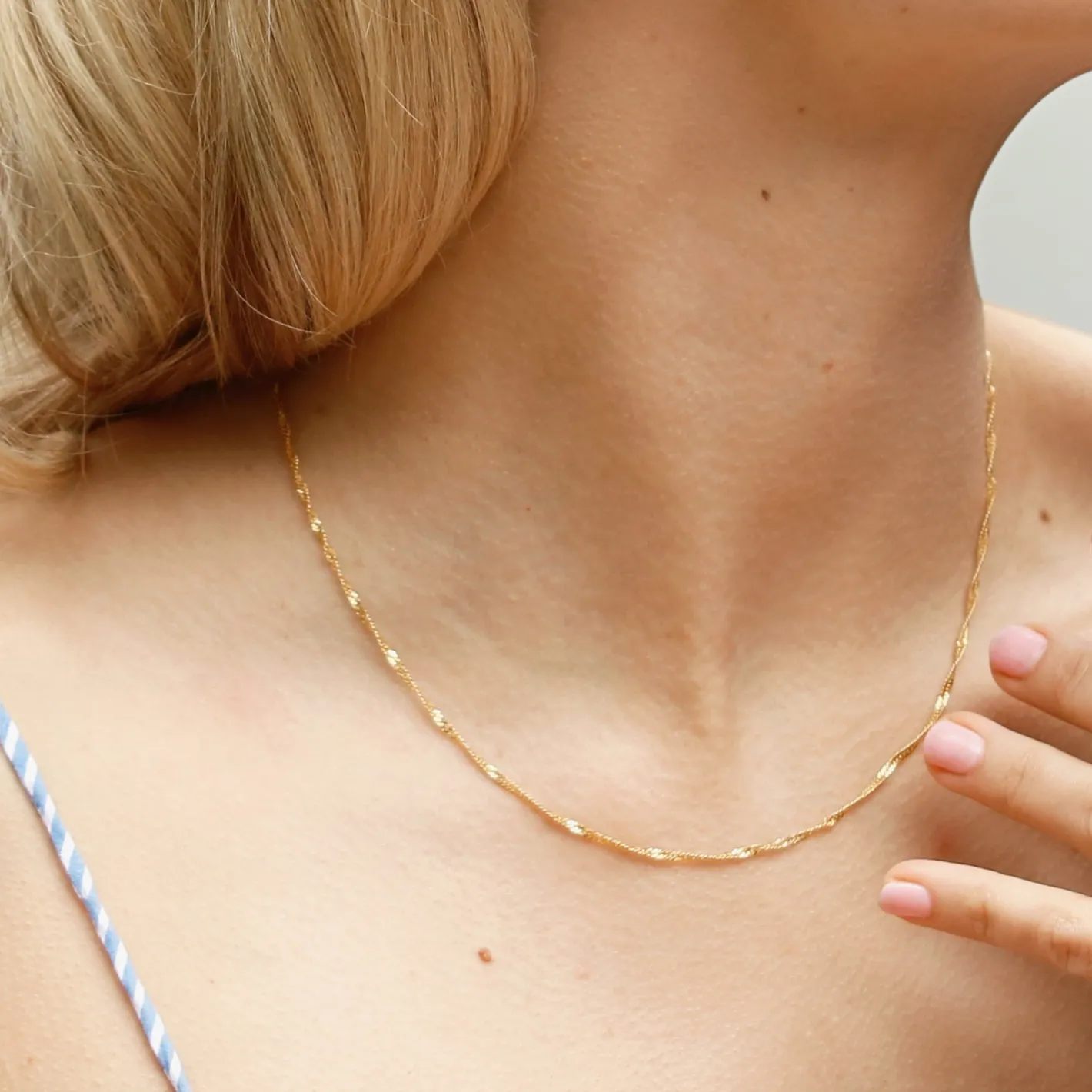 Discount STILNEST Singapore Kette | 585 Gold