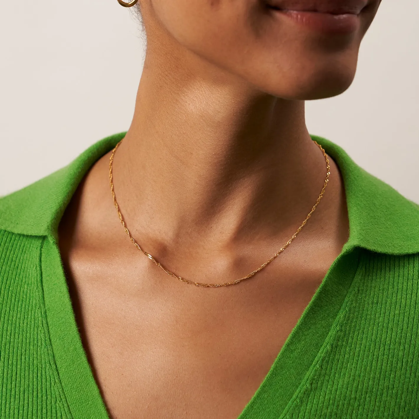 Discount STILNEST Singapore Kette | 585 Gold