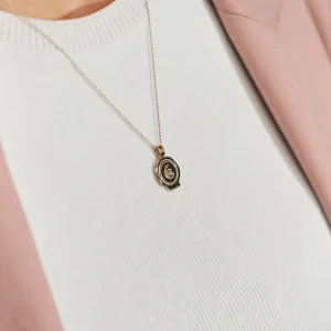 Sale STILNEST Snake Seal Medaillon Kette
