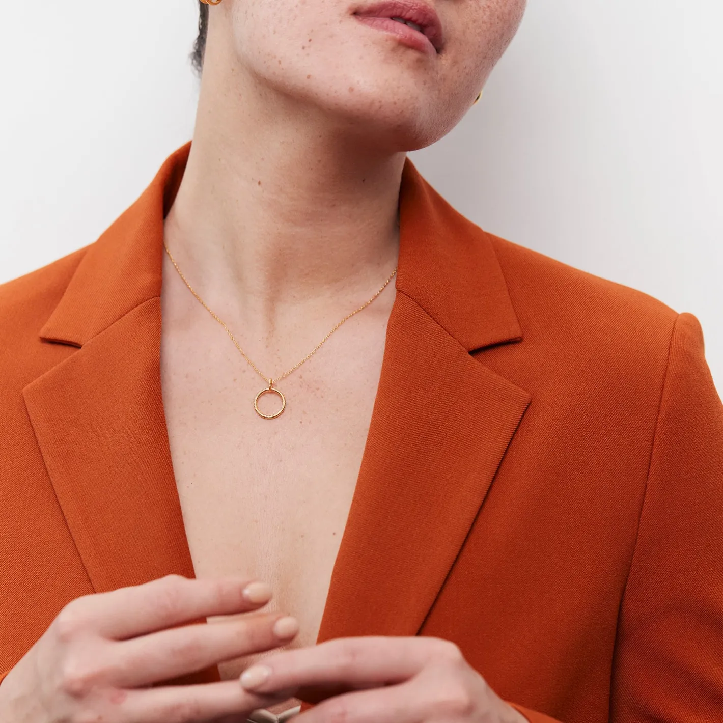 Cheap STILNEST Snake Tail Circle Kette
