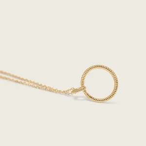 Online STILNEST Snake Tail Circle Kette | 585 Gold